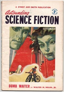 Astounding SF Pulp Sept 1952 British Edition Walter Miller Cyril Judd Kornbluth - Picture 1 of 6