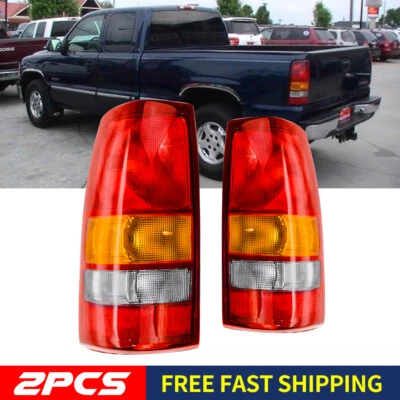 Luces traseras lámparas de freno para Chevy Silverado 1500 2500 99-03 GMC Sierra 1999-2002 Foto 1 de 4
