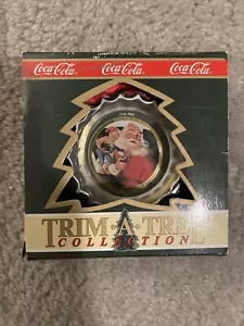 Vintage Coca Cola Trim A Tree Collection Ornament 1990 - Picture 1 of 6