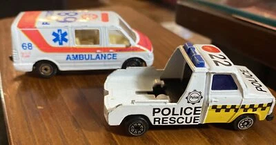 Corgi Juniors J24 Police Transit Wrecker Rescue Truck & Ambulance Rescue Van - Image 1 of 3