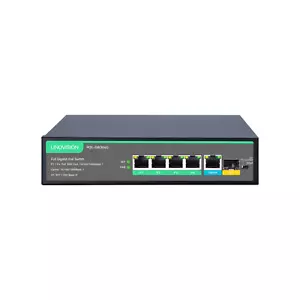 Linovision 4 Ports Full Gigabit IEEE802.3af/at POE Switch insgesamt 65 W POE Budget - Bild 1 von 10