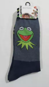 Disney Muppets Kermit Socks Blue 1 Single Pair - Picture 1 of 3
