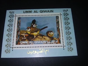 1972 Umm Al Qiwain Bird Mini s/s - Picture 1 of 2