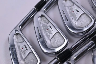 Taylormade RAC CB/MB Coin Forged Irons / 3-PW / Stiff Flex Steel Shafts - Image 1 of 4