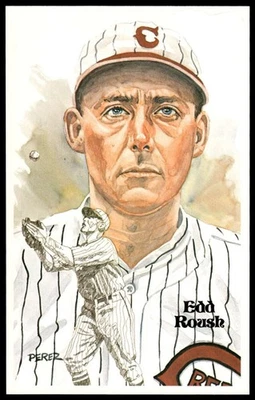 Edd Roush 1980 Perez-Steele Hall of Fame Series 1-15 #90 /10000 Reds - Image 1 of 2