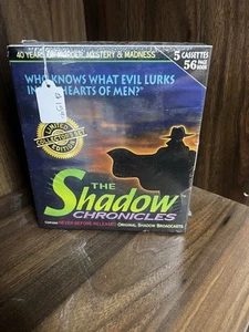 The Shadow Chronicles, 5 Cassettes and 56 Page Book Original Broadcasts Sealed - Picture 1 of 1