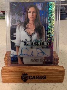 FAMKE JANSSEN Scream Team Auto /6 2025 Leaf Metal Pop Century - Picture 1 of 2