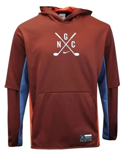 Sudadera con capucha para hombre Nike Golf Club marrón/azul/coral #FQ1145-231 talla XL NUEVA CON ETIQUETAS $80 - Imagen 1 de 22