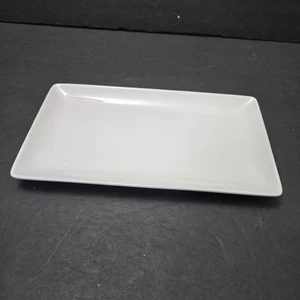 Better Homes and Gardens LODEN Half Plate White Rectangle Plate 10"x5¾" NEW - Picture 1 of 9