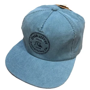 Neu mit Etikett Quicksilver hellblau Cord Druckknopflasche Mütze Einheitsgröße Druckknopflasche Skater Surf Skate - Bild 1 von 5