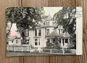 Vintage Postcard Jerseyville IL Illinois Ransom Ford Lewis County Greene - Picture 1 of 2