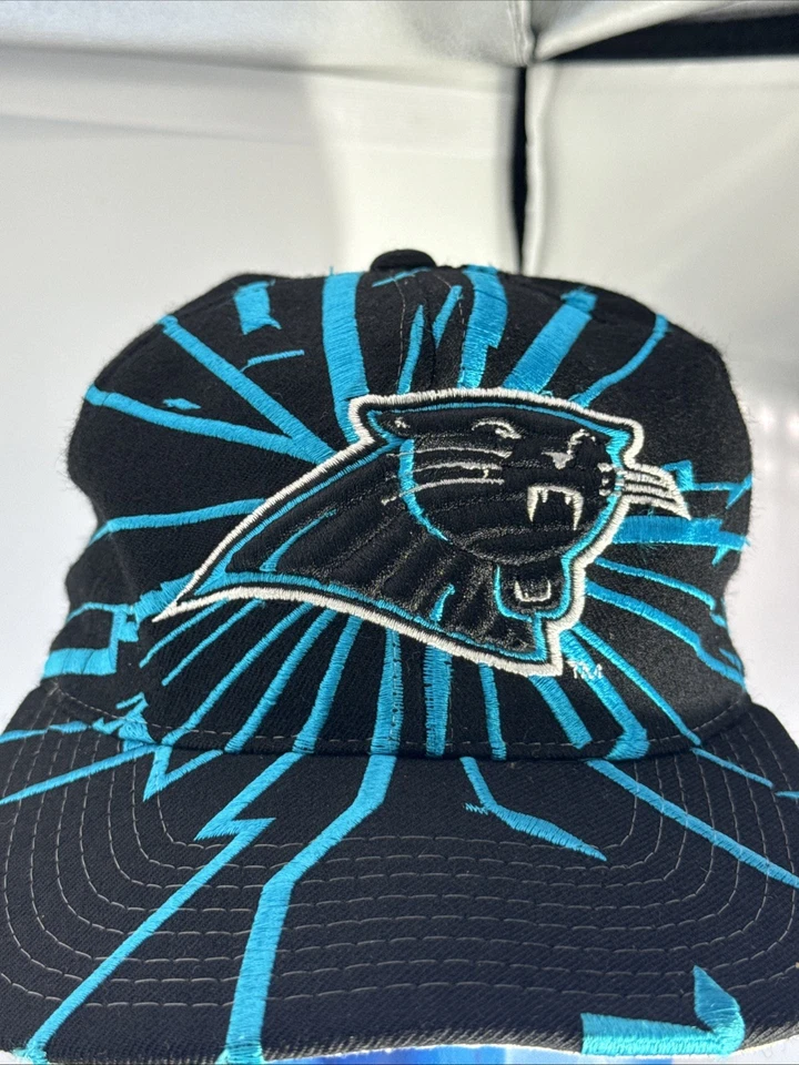 Gorra Carolina Panthers STARTER Colisión Snapback, Gorra Shockwave NFL Pro Line Foto 1 de 4