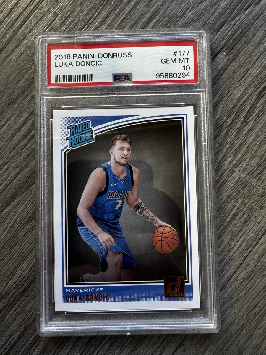Luka Dončić 10 Graded Basketball Trading Cards & Accessories for