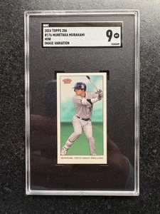 Munetaka Murakami SP - Mini Image Var. - 2024 Topps 206 NPB - SGC 9 Mint - Picture 1 of 2
