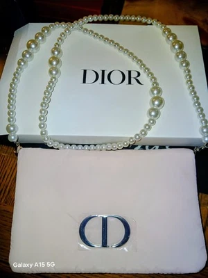 Christian Dior 2025 VIP GWP Pinkmania Purse W/faux Pearl Strap - Image 1 of 4