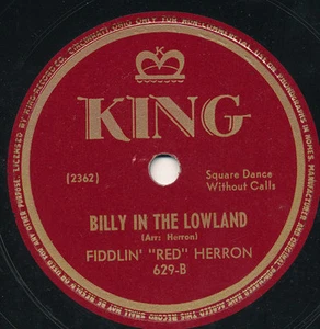 78 - 13BB - HILLBILLY - KING 629 - FIDDLIN' "RED" HERRON - Picture 1 of 1