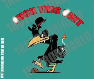 RAT ROD HOT ROD VINTAGE RACING STICKER CHOPPER BOBBER RAT FINK TOOL BOX - Picture 1 of 1