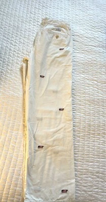 Pantalón rompedor bordado Vineyard Vines para niños talla 18 - popelina blanca Foto 1 de 2
