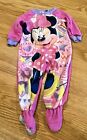 Disney Minnie Mouse Girl Footed Blanket Sleeper Pajama Size 2T