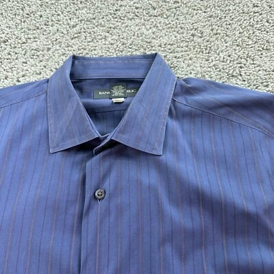 Banana Republic Dress Shirt Mens Extra Large Striped Long Sleeve Button Up - Image 1 of 4