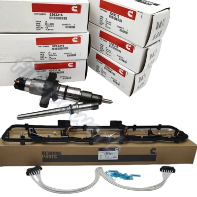 Performance 50HP Injector Superkit for 06-09 Dodge Ram Cummins 5.9L 0445120238 Foto 1 de 4