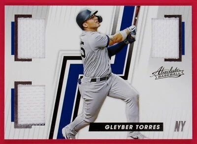  2019 Absolute Gleyber Torres Triple Memorabilia #18 New York Yankees - Image 1 of 2
