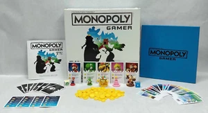 MONOPOLY GAMER Collector's Edition Board Game - 2017 Hasbro - Mario - Complete - Picture 1 of 14