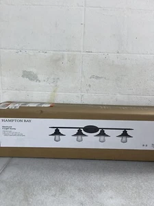 Hampton Bay Glenhurst 34 in. 4-Light Farmhouse Bronze Bathroom Vanity Light - Picture 1 of 4