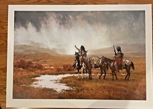 HOWARD TERPNING "Spirit of the Rainmaker" Sign & Number Print With COA - Picture 1 of 9