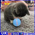 Waterproof Pet Jumping Ball USB Pet LED Flash Ball Pet Teasing Toy (Blue) UK