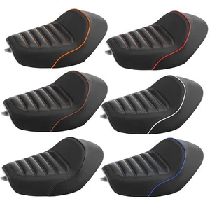 Driver Rider Solo Seat Fit For Harley Sportster 883 1200 48 72 2010-2022 Black - Picture 1 of 16