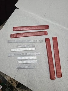 COMO ESTÁ - CORTADO - Starrett c-303R piezas de regla flexible (originalmente 6", ahora cortadas) - Imagen 1 de 8