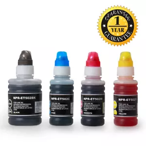 Botellas de tinta compatibles T502 EcoTank para Epson ET2700 ET2750 ET2760 ET3700 ET3760 - Imagen 1 de 6