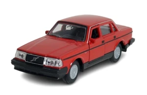 Welly Volvo 240 GL Red 1:34 1:39 Scales 4.5 Inch Diecast Model Car in Box - Picture 1 of 8