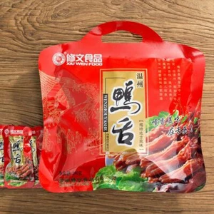【修文】正宗温州鸭舌 修文鸭舌 原味 香辣味 Xiuwen Yashe 最好吃的鸭舌 Duck Tongue - Picture 1 of 5