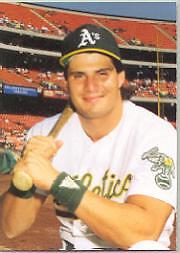 1990 Colla Canseco #9 Jose Canseco/Portrait/Kneeling