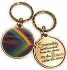 Serenity Peace Within The Storm Color Rainbow Keychain