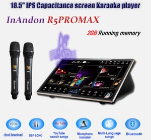AU- InAndon R5PROMAX 18.5'' Karaoke Player,4IN1 Android 10,YouTube,2.4/5.0WiFi - Picture 1 of 12