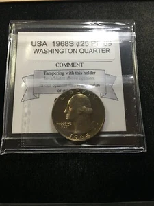 1968S USA, Washington Quarter Dollar - Picture 1 of 8