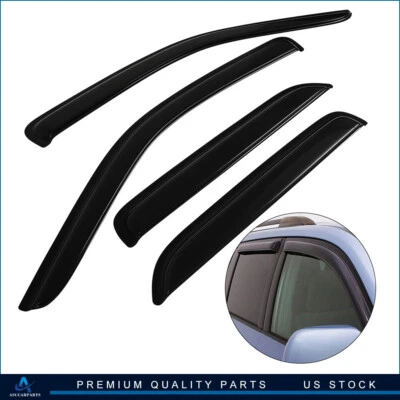 ?Window Visor Vent Rain Shades Guards Deflectors For 2004-2012 Ford Escape - Image 1 of 4