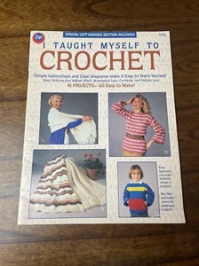 I Taught Myself To Crochet Boye #7702 16 Patterns Paperback - Picture 1 of 7