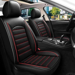 For Subaru Car Seat Covers 5 Seats Front &Rear 3D Full Set Pu Leather Protector - Picture 1 of 35