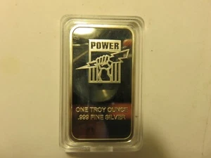 Port Power Ingot 999 Fine Silver Plate - Picture 1 of 3
