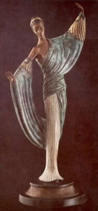 Erte Sculpture "In The Evening" #2625ESC36X00DIVA - Picture 1 of 2