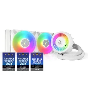 ARCTIC Zamrażarka do płynów III 240 A-RGB biała chłodnica wody towar z kategorii B - Zdjęcie 1 z 10