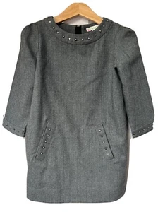 Bonpoint Grey Dress Girls Age 6 - Picture 1 of 6