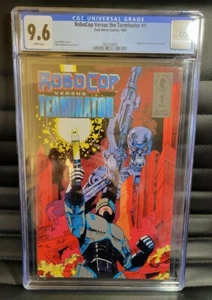 Robocop vs Terminator #1 - CGC 9.6 | NM+ - Many Raw Pics! New Slab! Dark Horse - Picture 1 of 12