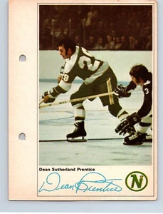 VINTAGE HOCKEY PHOTO 1970 SUN LIFE ACTION PLAYERS MINNESOTA DEAN PRENTICE - Picture 1 of 2