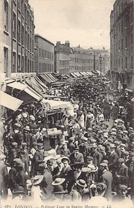 Inglaterra - LONDRES - Petticoat Lane on Sunday Morning - Publ. Levy L.L. 271 - Imagen 1 de 2