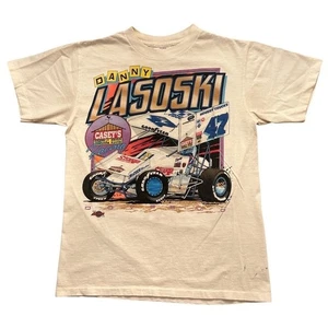 Camiseta de Colección Años 90 Puntada Única SPRINT CAR RACING Doble Lado M Danny Lasoski Casey's - Imagen 1 de 7